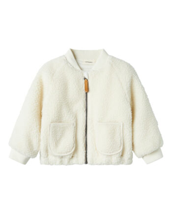 Lil Atelier Lajo Bomber Jacket Coconut Milk Mariehøne 86 Cm