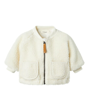 Lil Atelier Lajo Bomber Jakke Coconut Milk Mariehøne 56 Cm