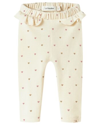 Lil Atelier Lalo Tai Leggings Turtledove Heart 56 Cm