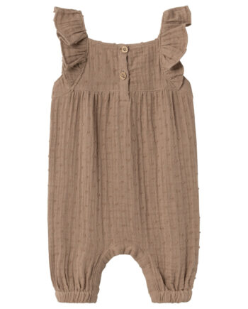 Lil Atelier Lamia Loose Overall Woodsmoke 56 Cm