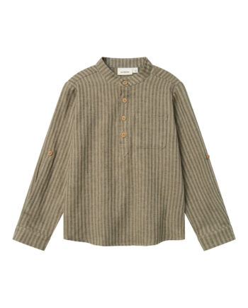 Lil Atelier Lanu Loose Shirt Laurel Oak 92 Cm