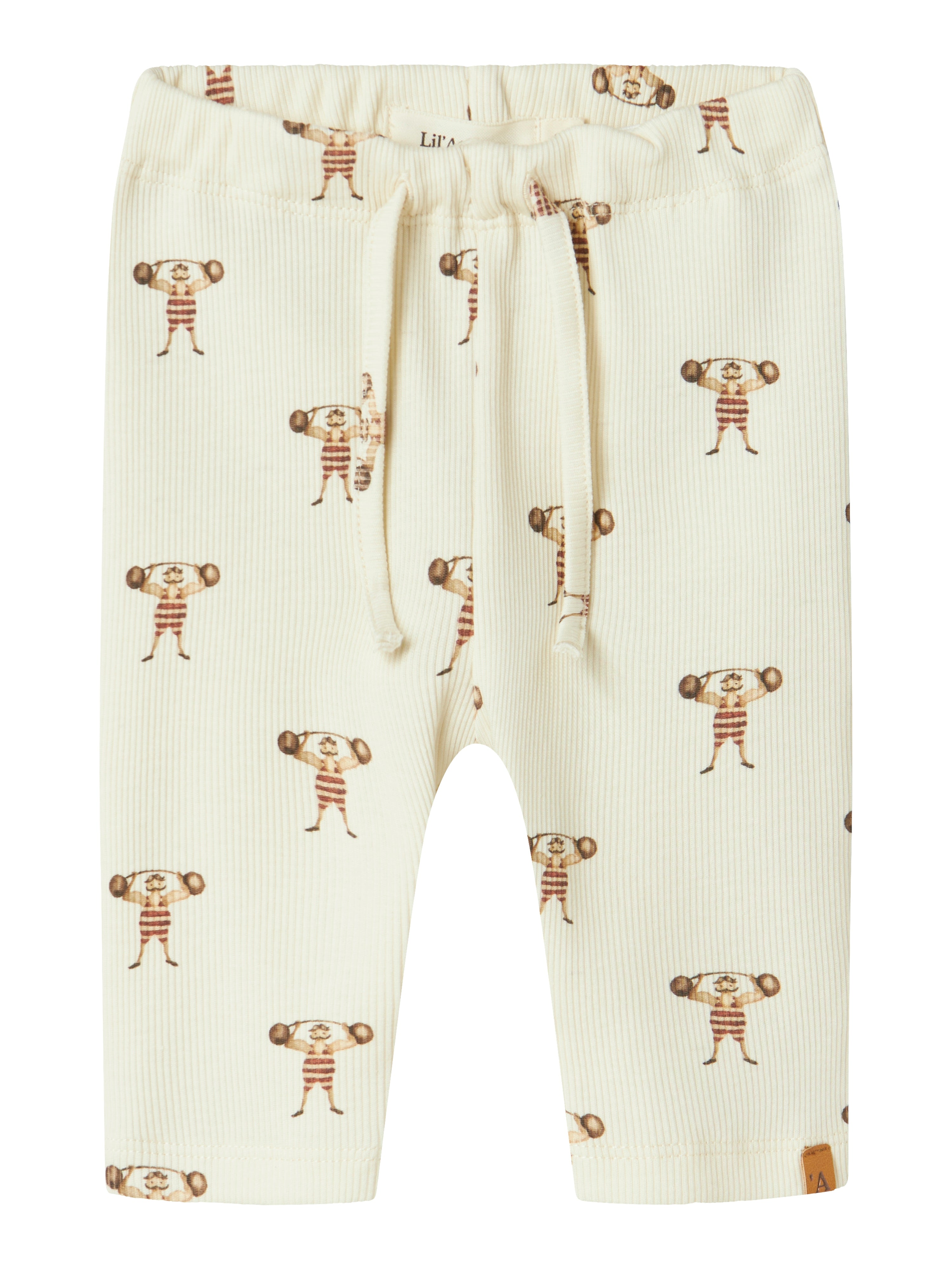 Lil Atelier Lavo Emi Loose Pants Turtledove Strong Man 56 Cm