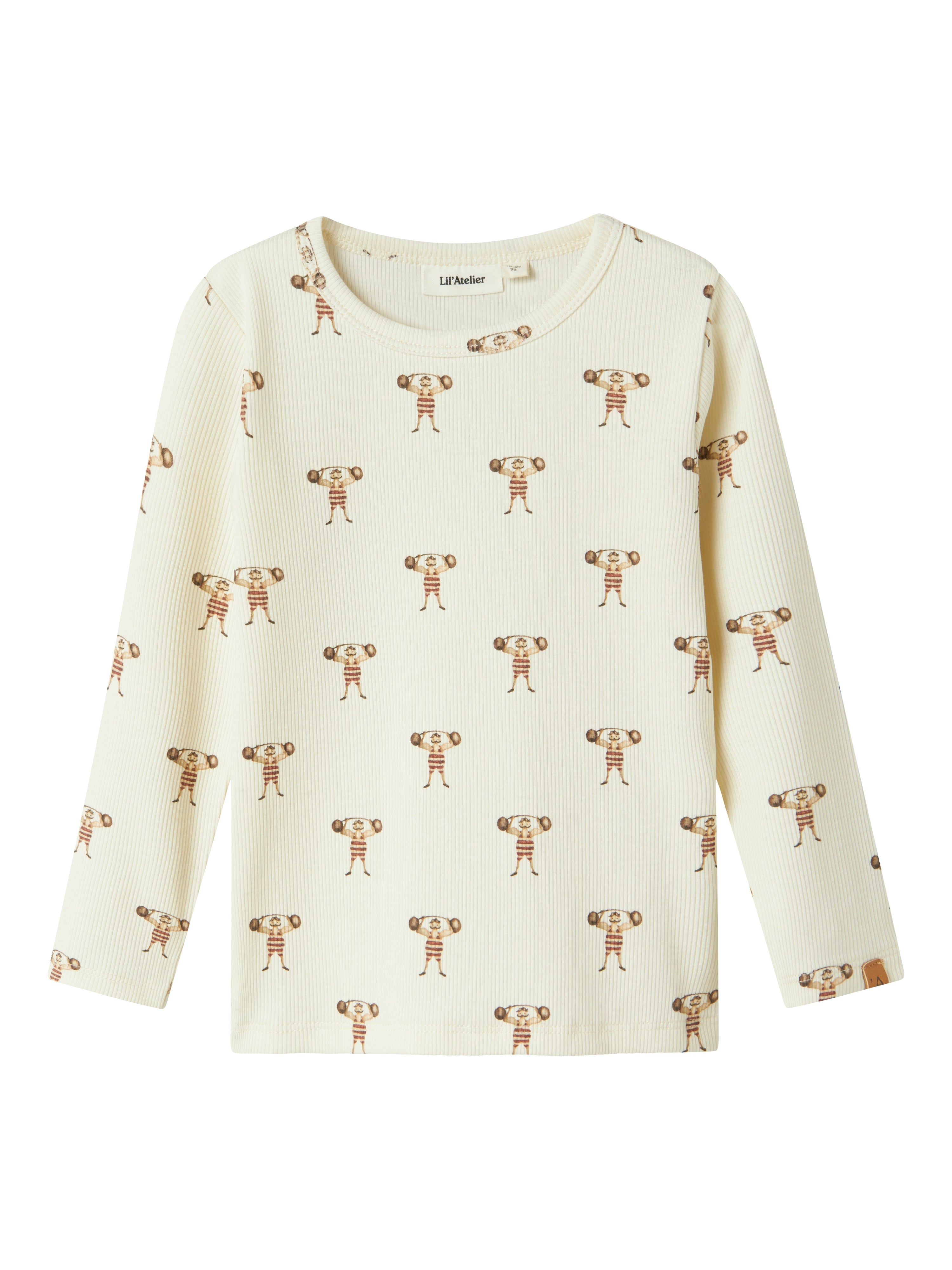 Lil Atelier Lavo Enk Top Turtledove Strong Man 92 Cm