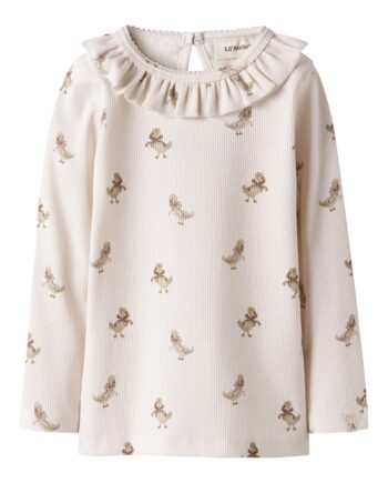 Lil Atelier Lavo Loa Slim Top Almost Mauve Goose 92 Cm