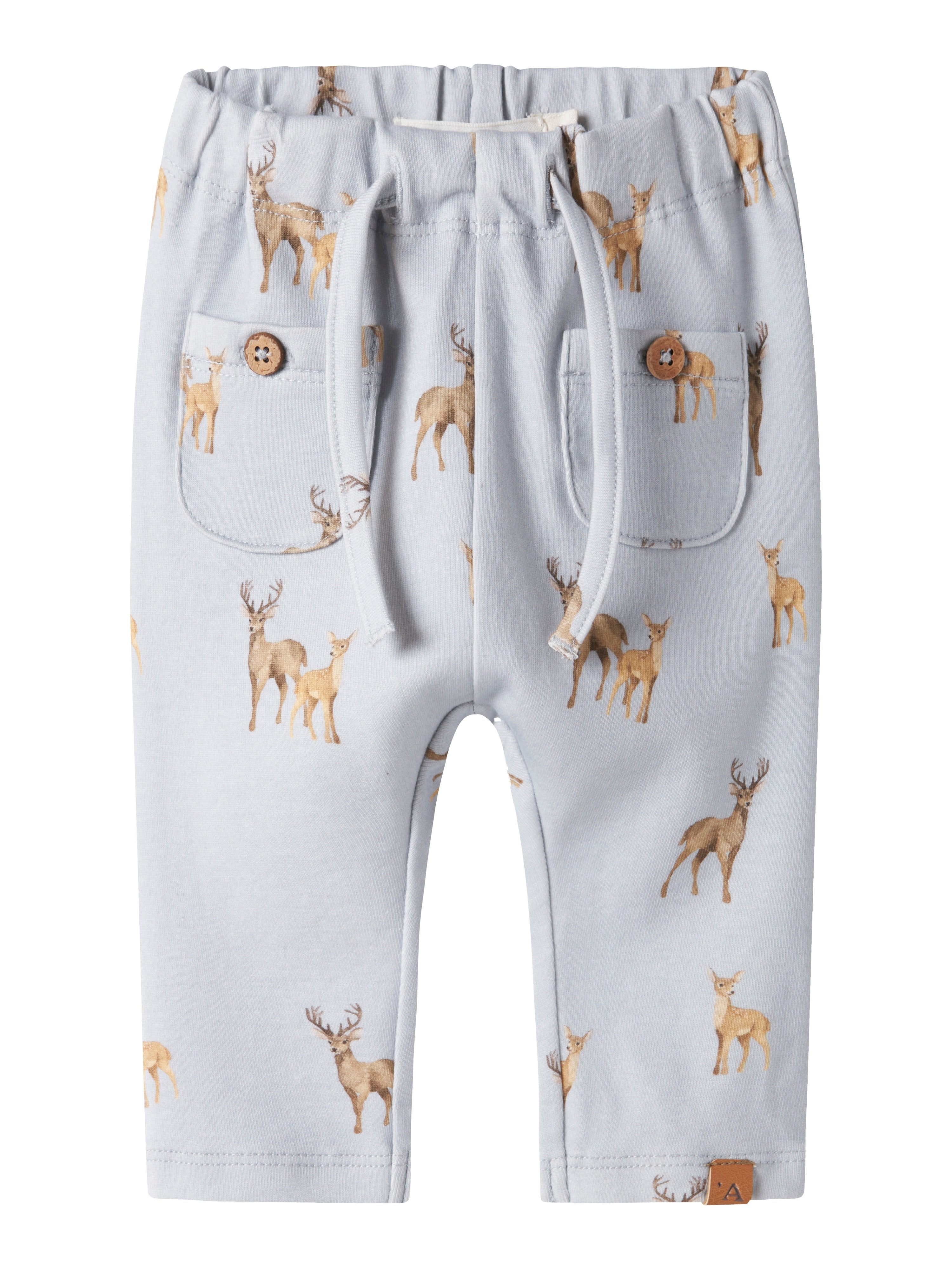 Lil Atelier Layo Gel Loose Pants Gray Dawn Deer 56 Cm