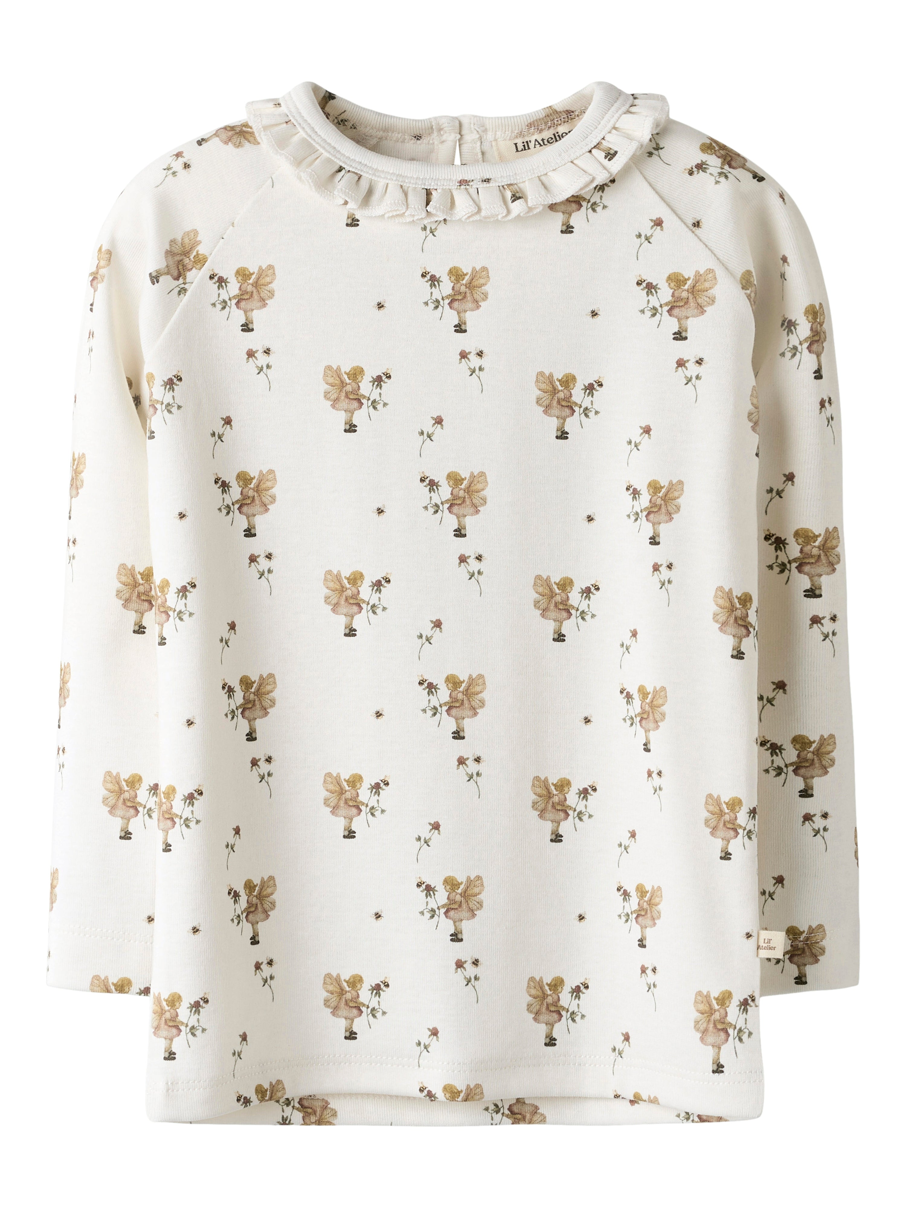 Lil Atelier Layo Loa Slim Top Coconut Milk 92 Cm