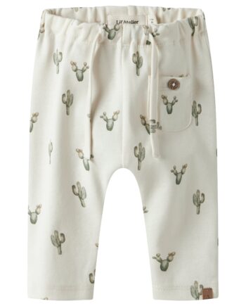 Lil Atelier Layo Sak Loose Pants Coconut Milk Cactus 56 Cm