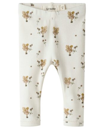 Lil Atelier Layo Sin Leggings Coconut Milk 56 Cm
