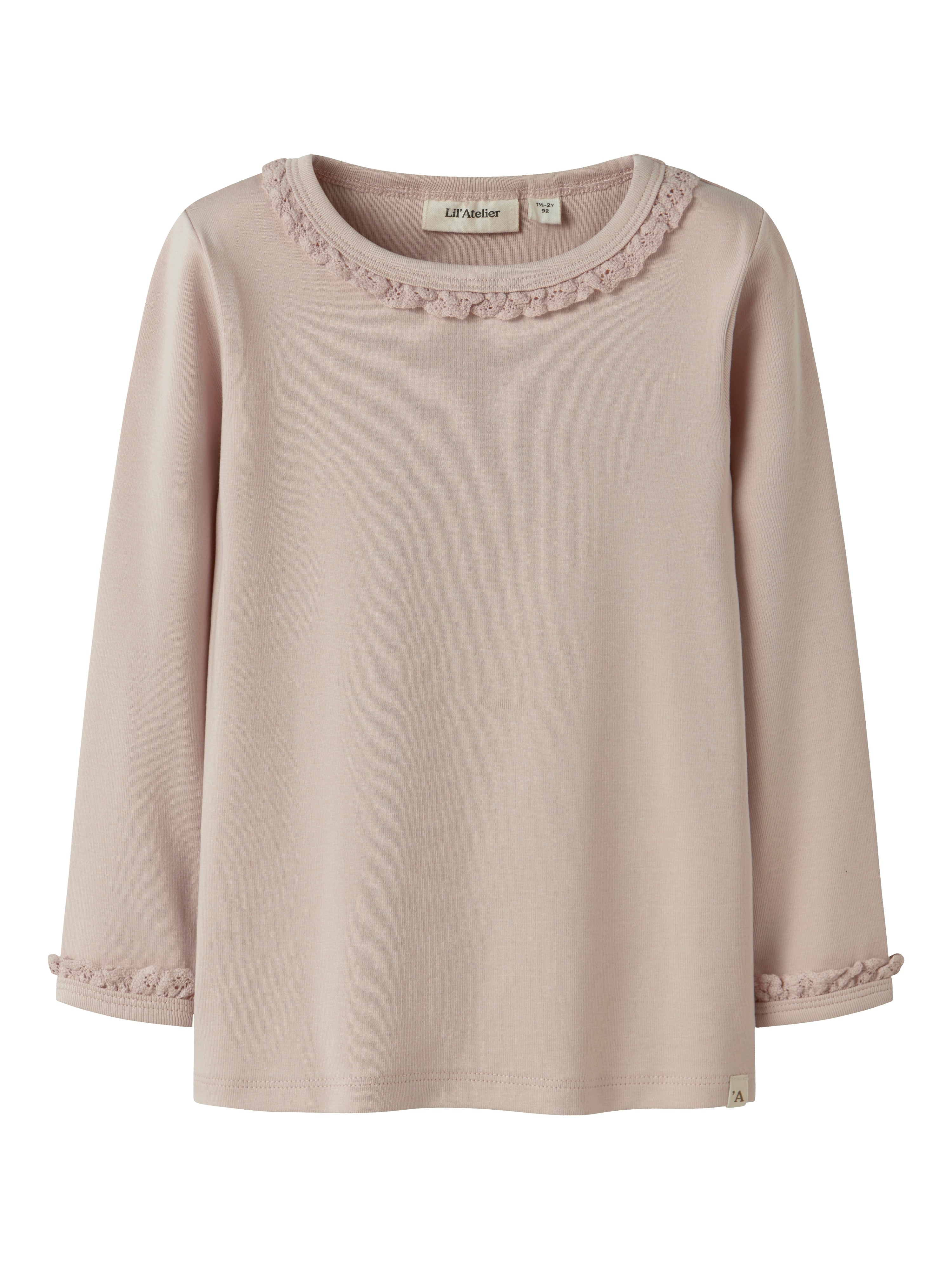 Lil Atelier Layo Sup Slim Top Peach Whip 92 Cm