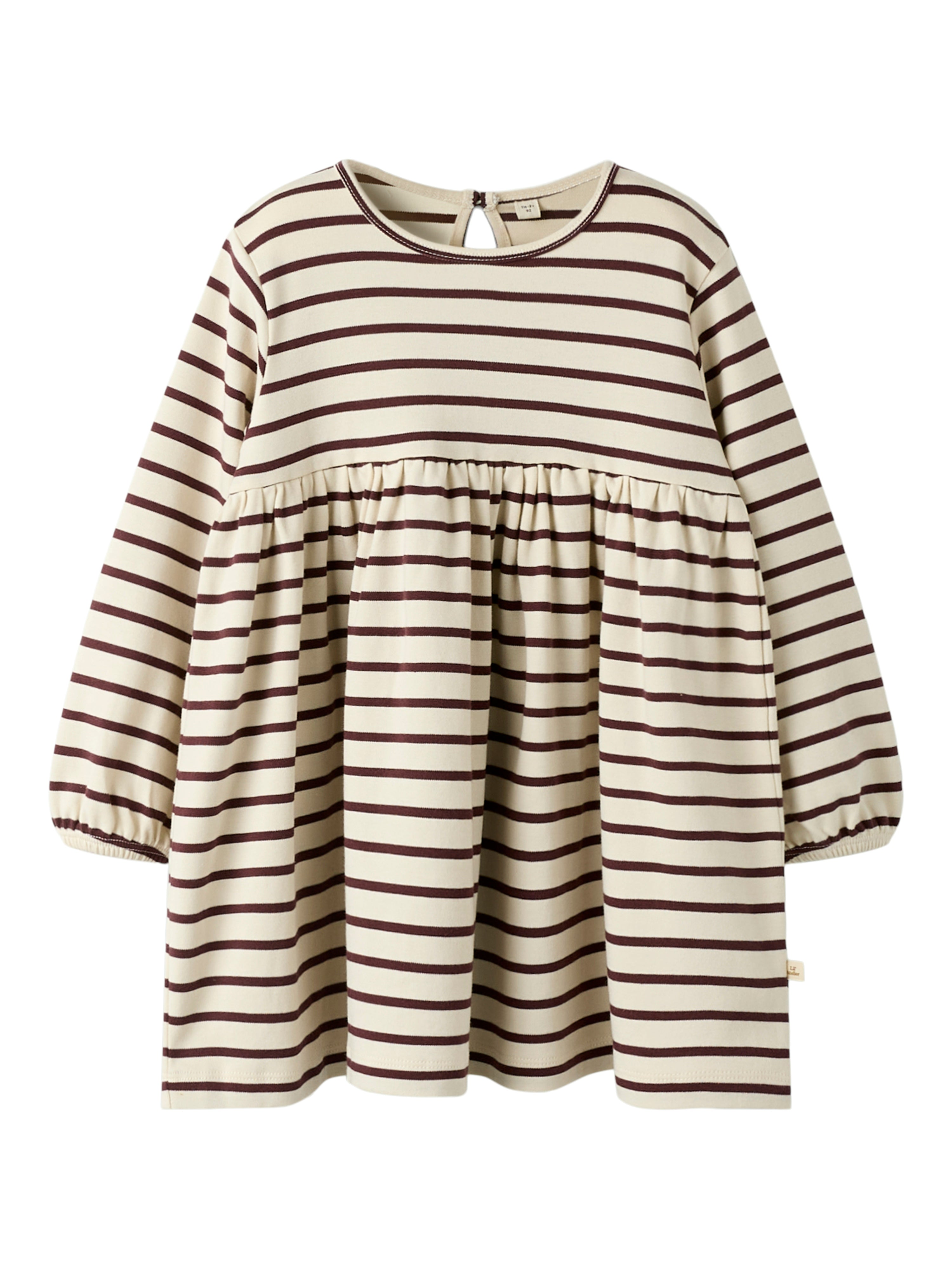 Lil Atelier Limia Loose Dress Turtledove Catawba Grape 92 Cm