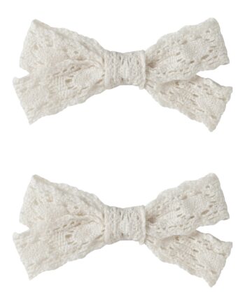 Lil Atelier Lola   Pak Hårsclips Coconut Milk
