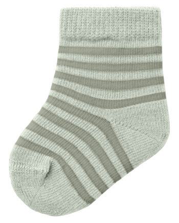 Lil Atelier Love Stripe Strømper Green Tint 50 56