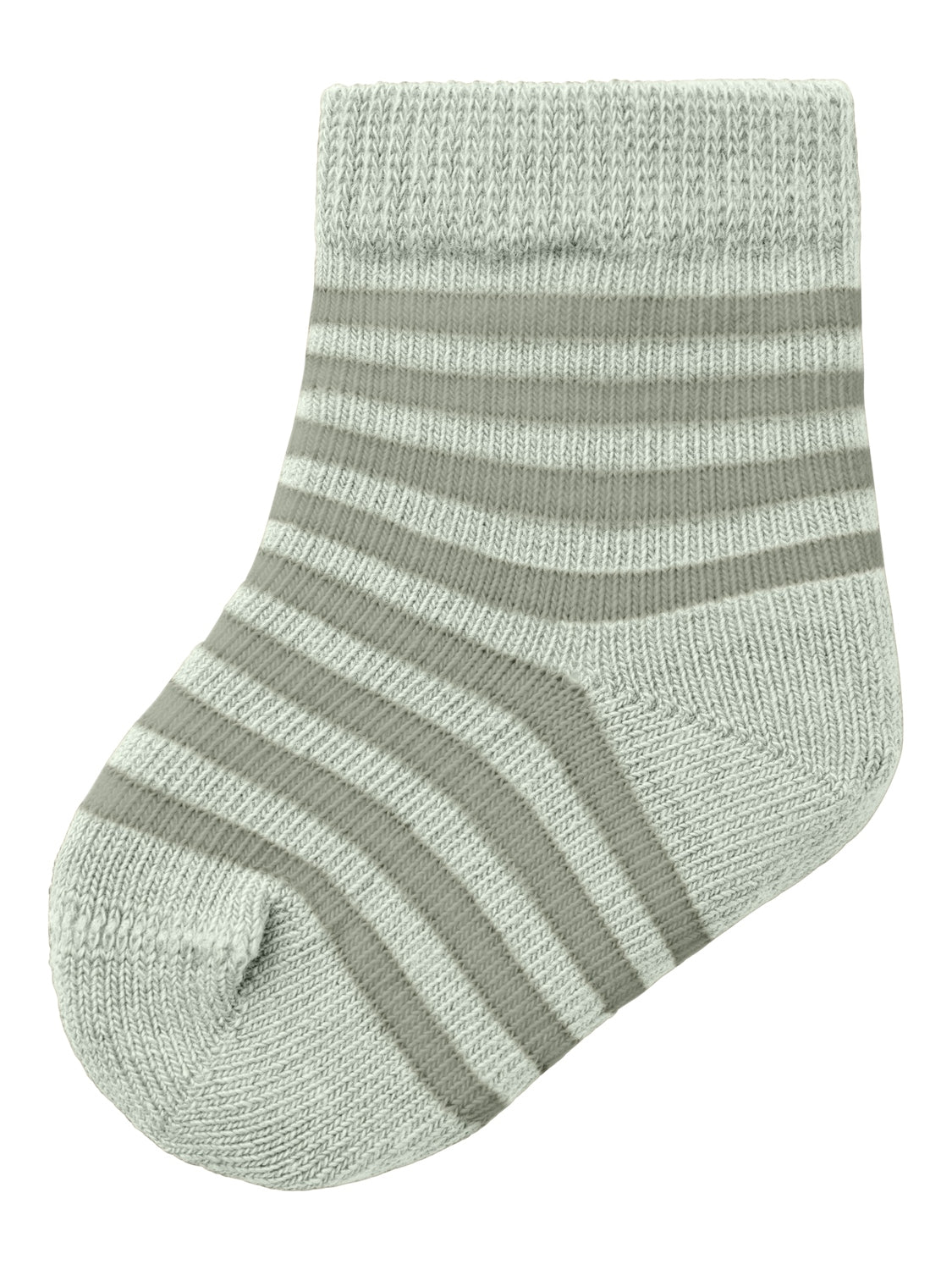 Lil Atelier Love Stripe Strømper Green Tint 50 56