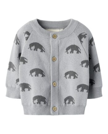 Lil Atelier Lulio Knit Cardigan Sleet 56 Cm