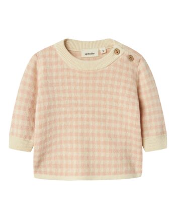 Lil Atelier Nadie Loose Knit Cameo Rose 68 Cm