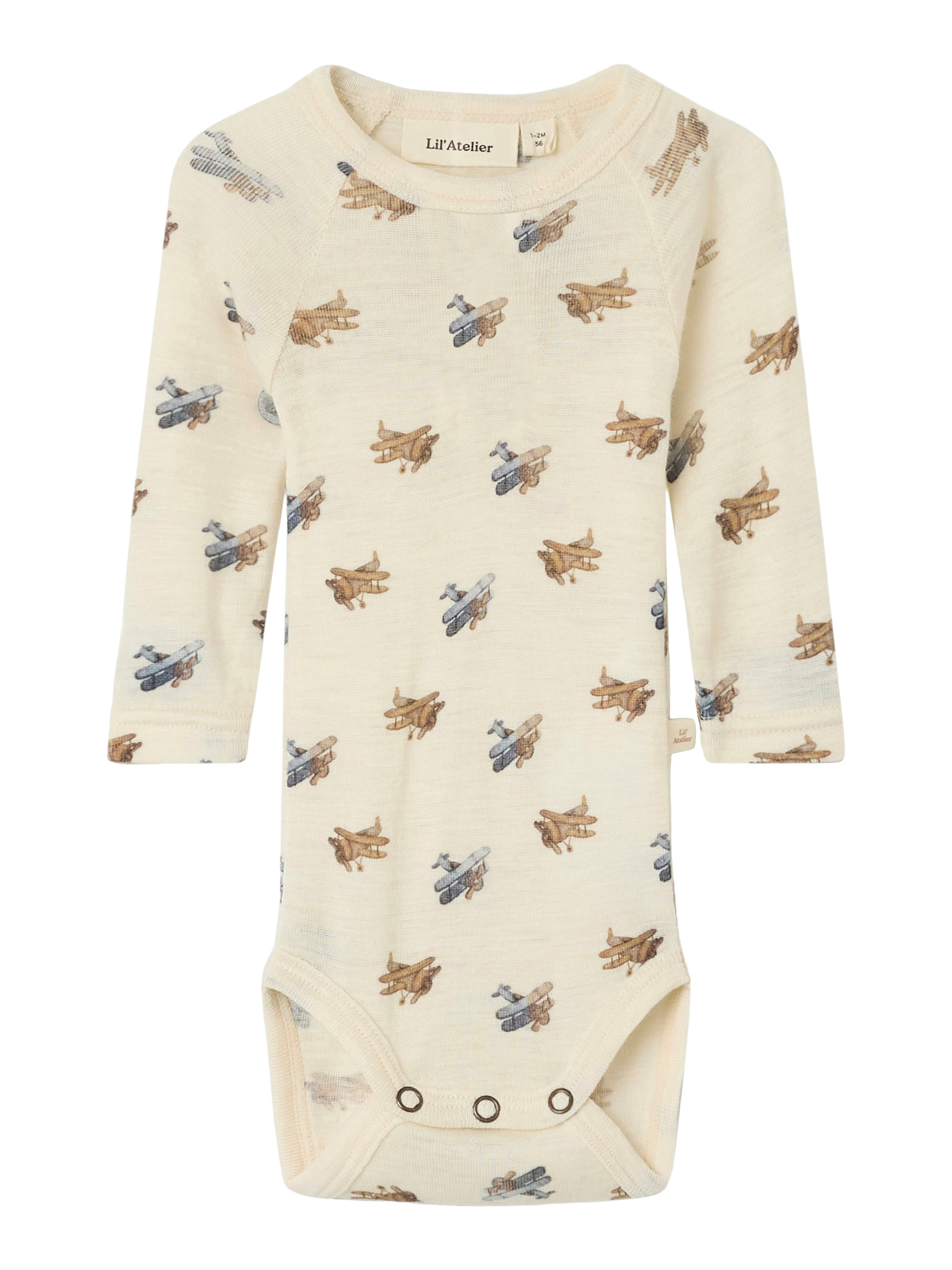 Lil Atelier Nalu Wool Body Turtledove 56 Cm