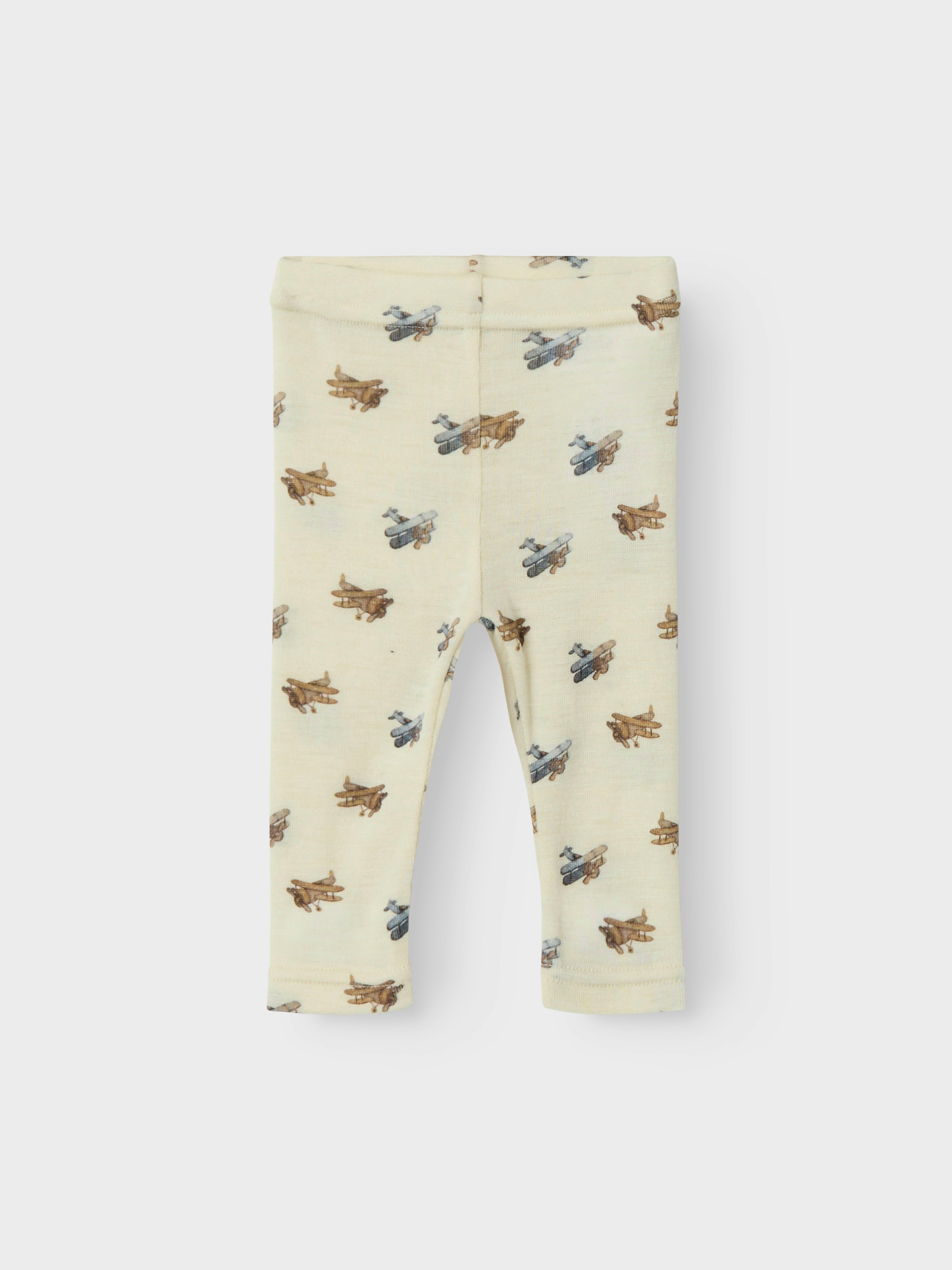 Lil Atelier Nalu Wool Leggings Turtledove 56 Cm