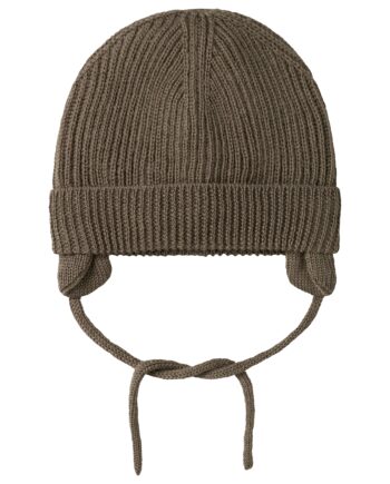 Lil Atelier Nanson Knit Hat Shitake 34 39