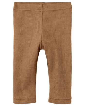 Lil Atelier Noel Nab Wool Leggings Tigers Eye 56 Cm