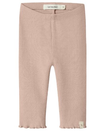 Lil Atelier Nora Slim Leggings Cameo Rose 56 Cm