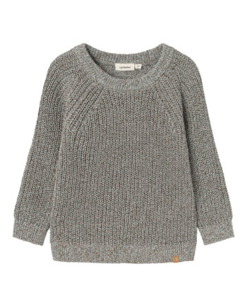 Lil Atelier Noro Knit Sky Gray 92 Cm