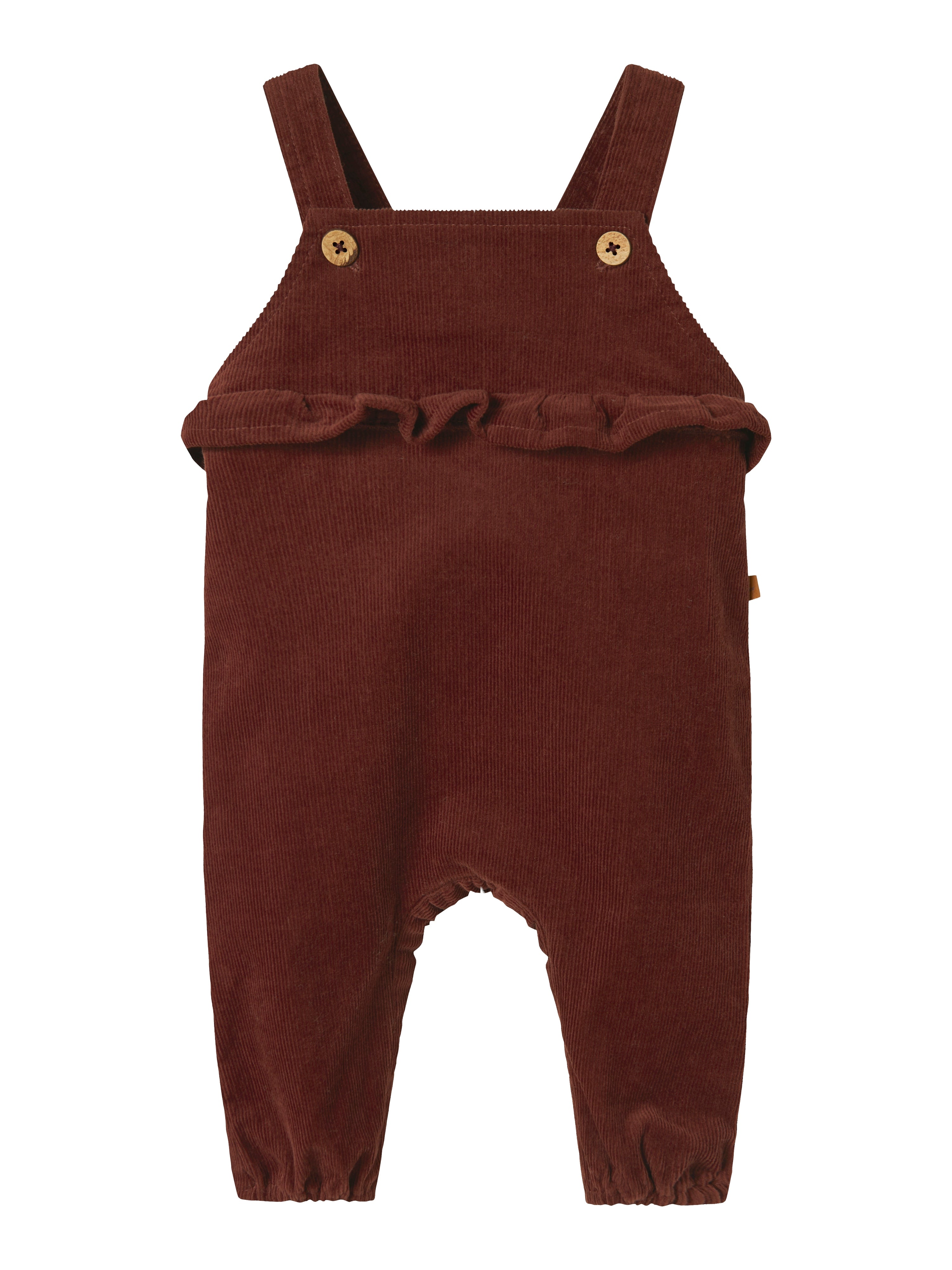 Lil Atelier Obert Cord Overall Hot Chocolate 56 Cm