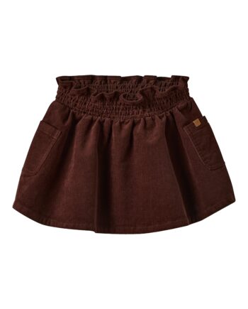 Lil Atelier Obert Cord Skirt Hot Chocolate 92 Cm