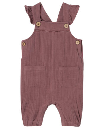 Lil Atelier Obina Loose Overall Rose Brown 56 Cm