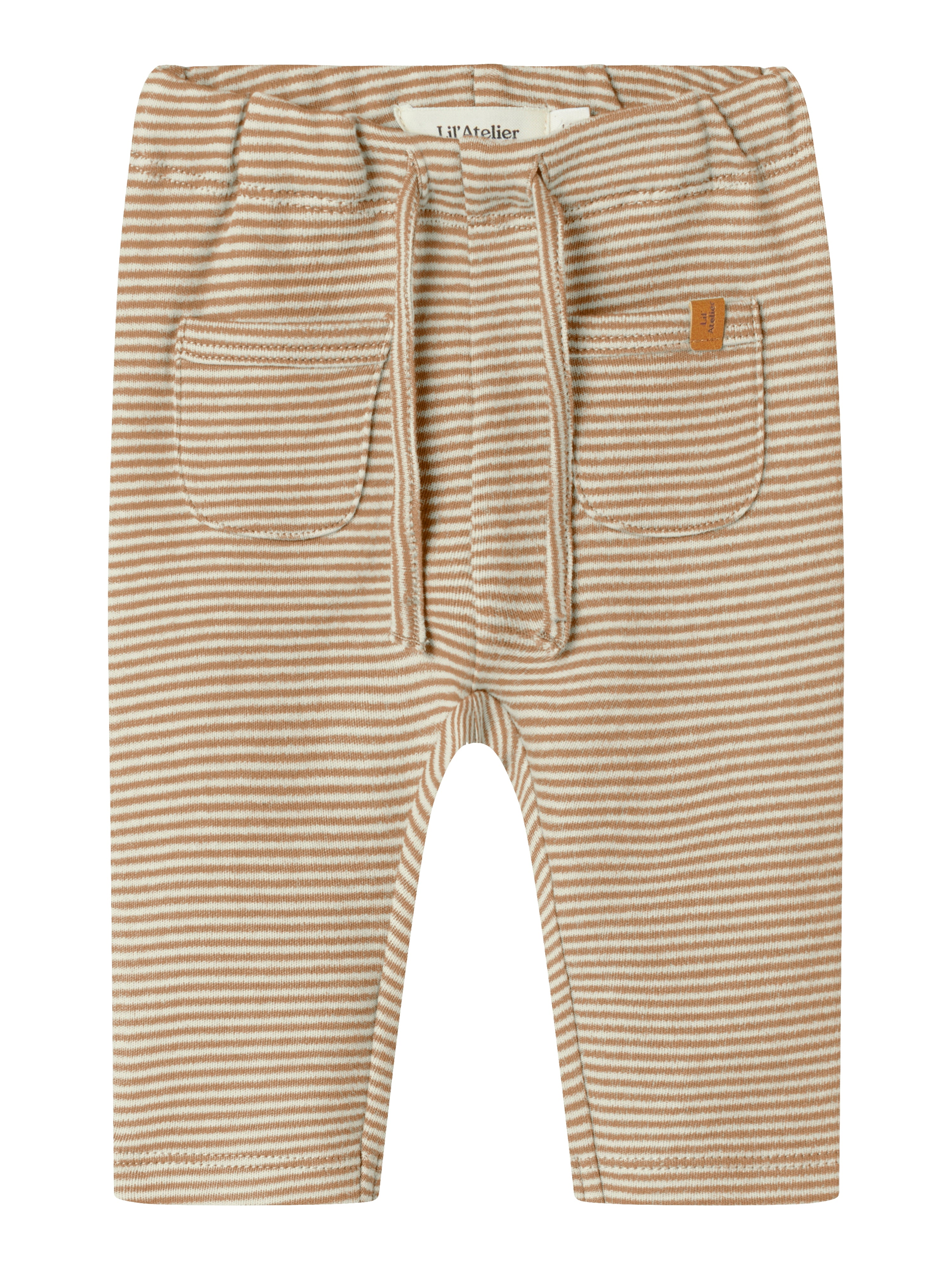 Lil Atelier Ohio Loose Pants Turtledove Sepia Tint 56 Cm