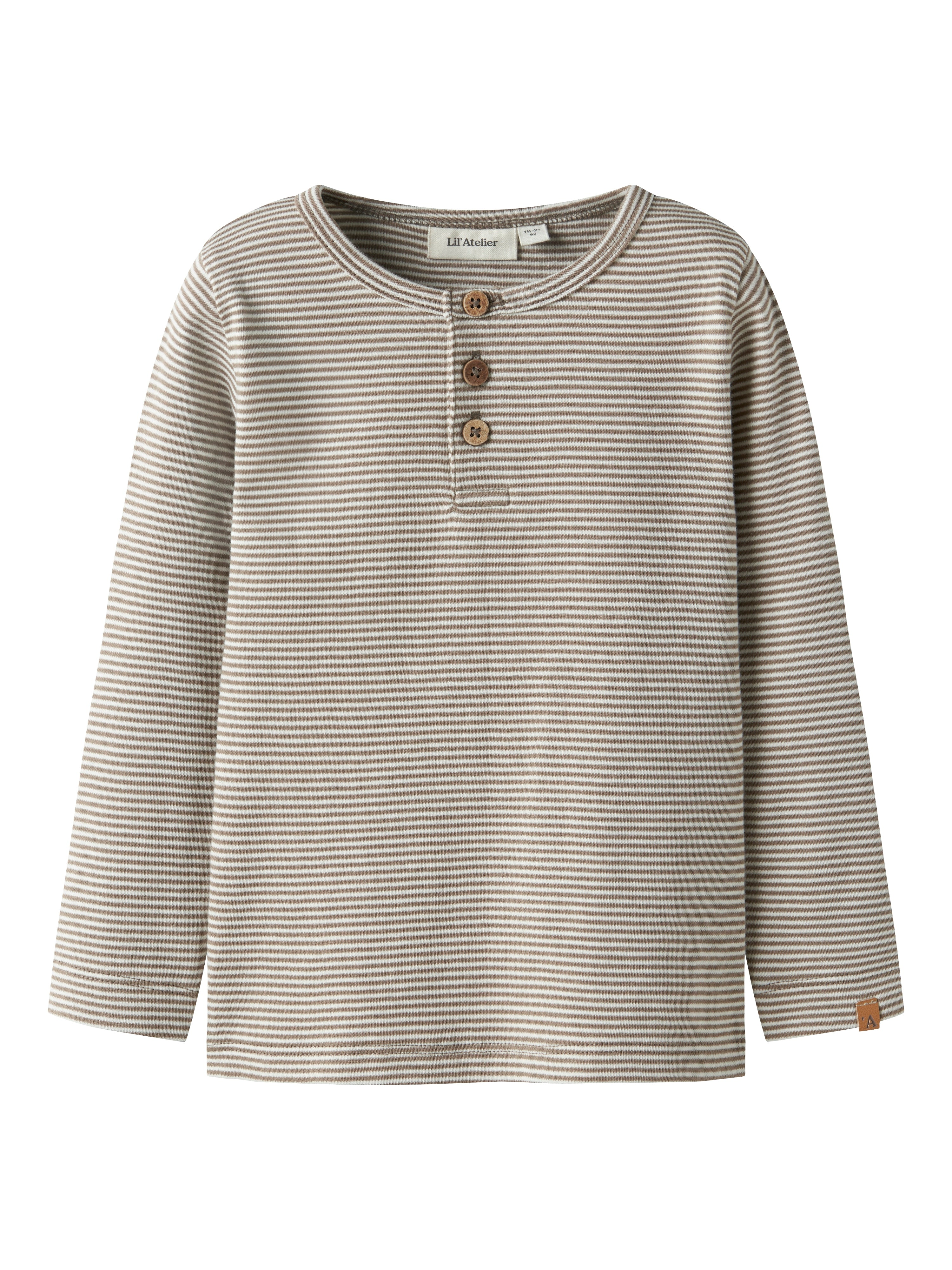 Lil Atelier Ohio Slim Top Turtledove Sepia Tint 92 Cm