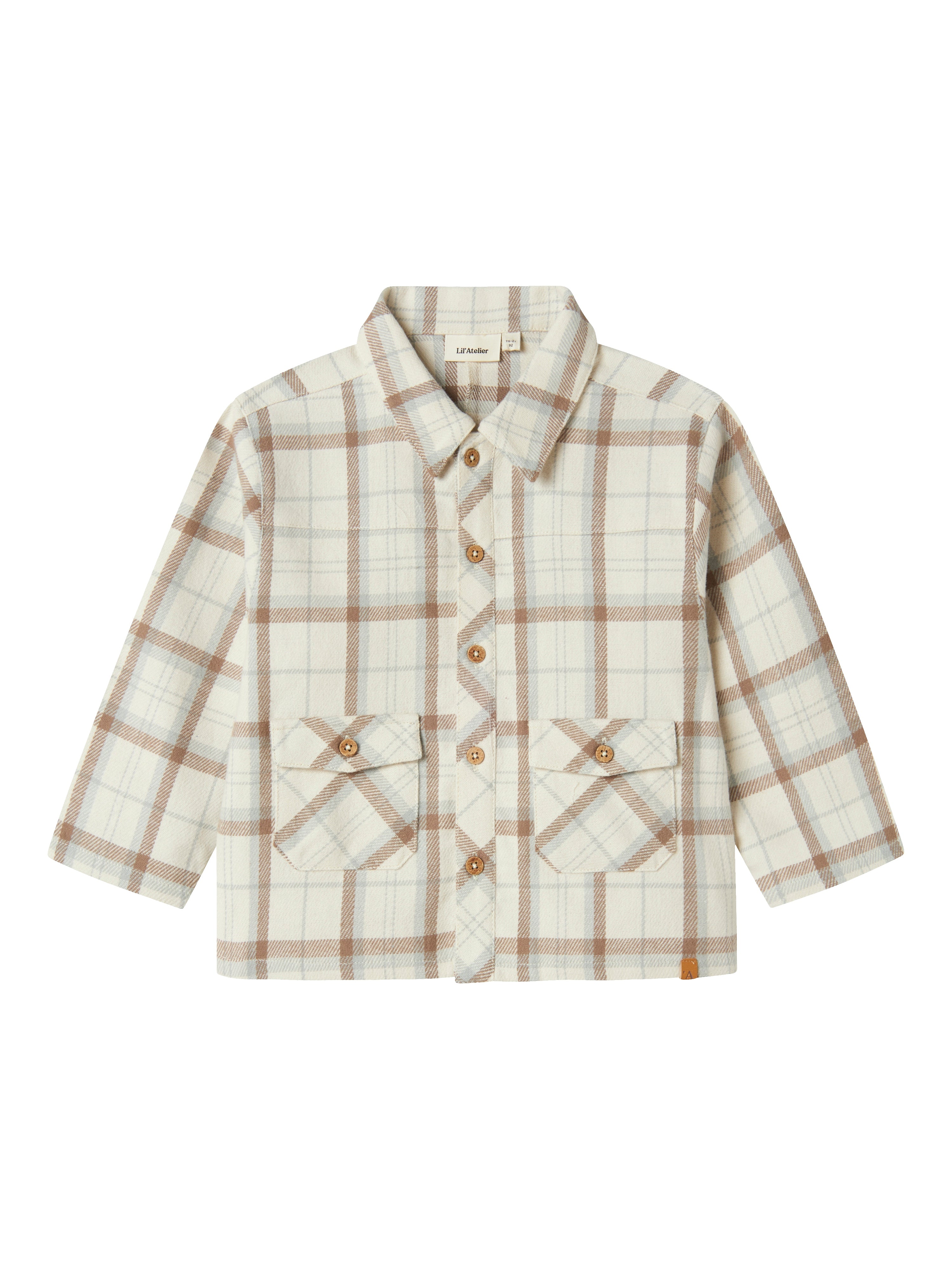 Lil Atelier Otis Loose Shirt Turtledove 92 Cm
