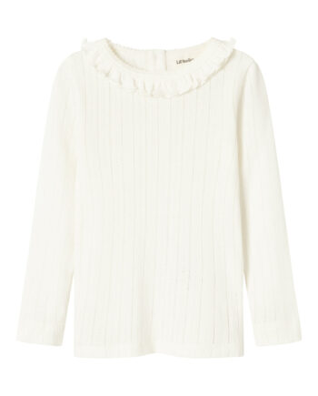 Lil Atelier Rachel Nis Slim Shirt Coconut Milk 92 Cm