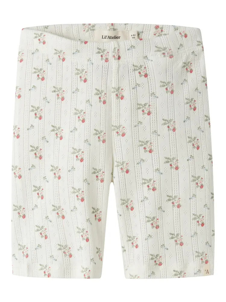 Lil  Atelier Rachello Duna Slim Shorts Coconut Milk 122