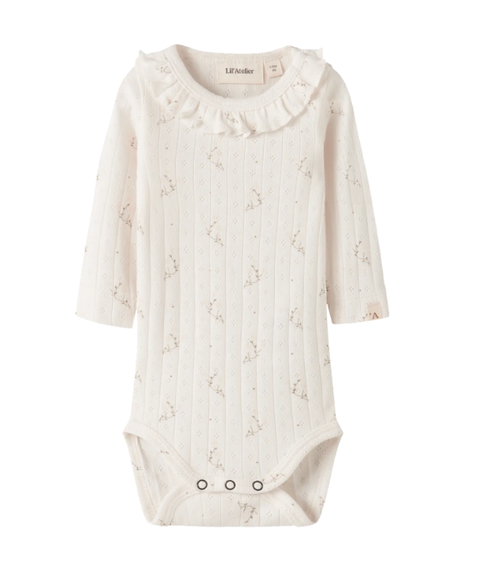 Lil Atelier Rachello Ria Slim Body Coconut Milk Flower 56 Cm