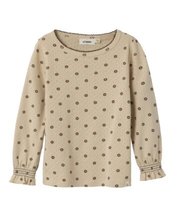 Lil Atelier Rachello Slim Shirt Wood Ash 92 Cm