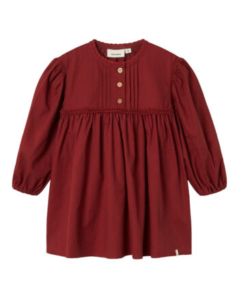 Lil Atelier Rhodette Loose Dress Spiced Apple 92 Cm