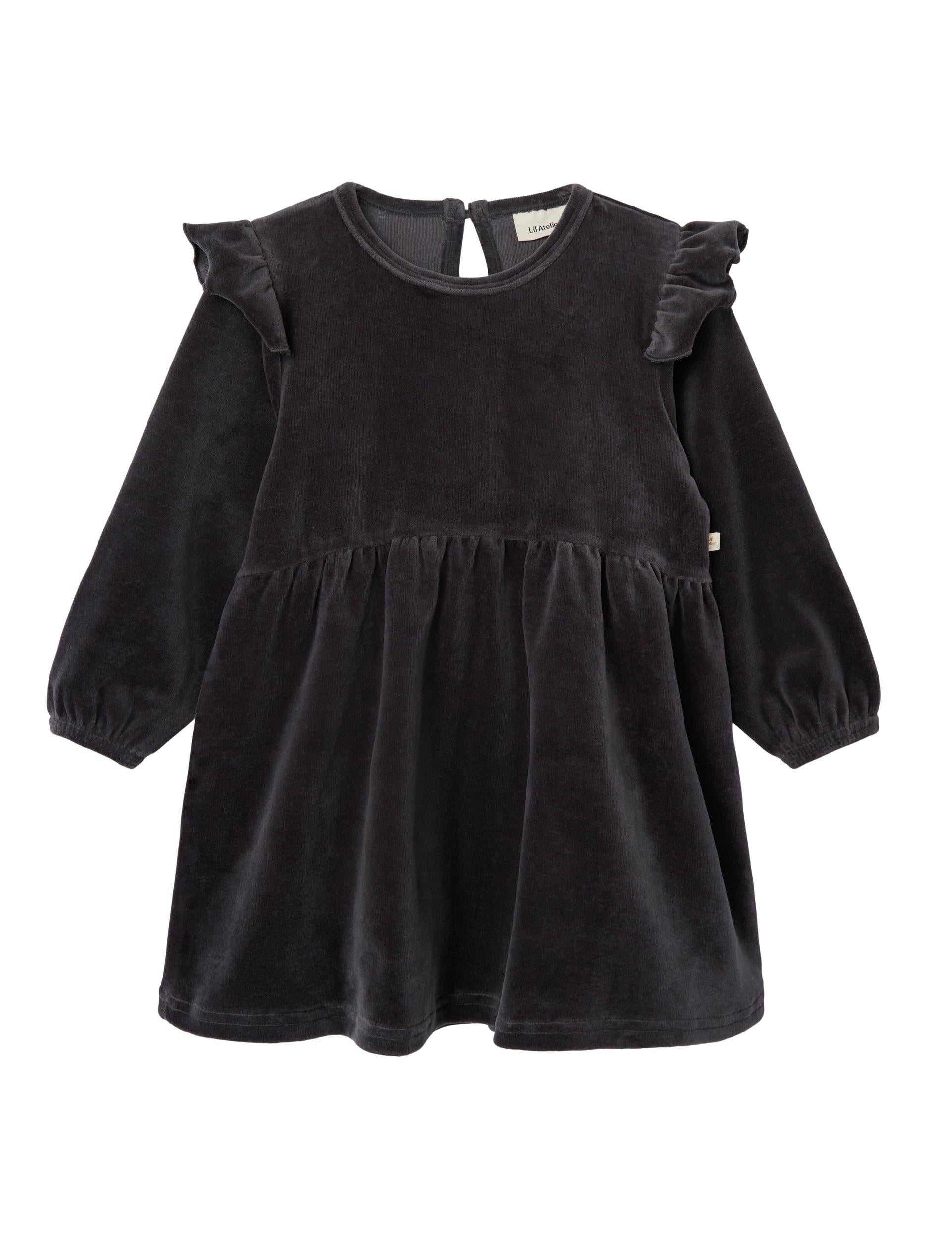 Lil Atelier Rimia Velour Kjole Periscope 92 Cm