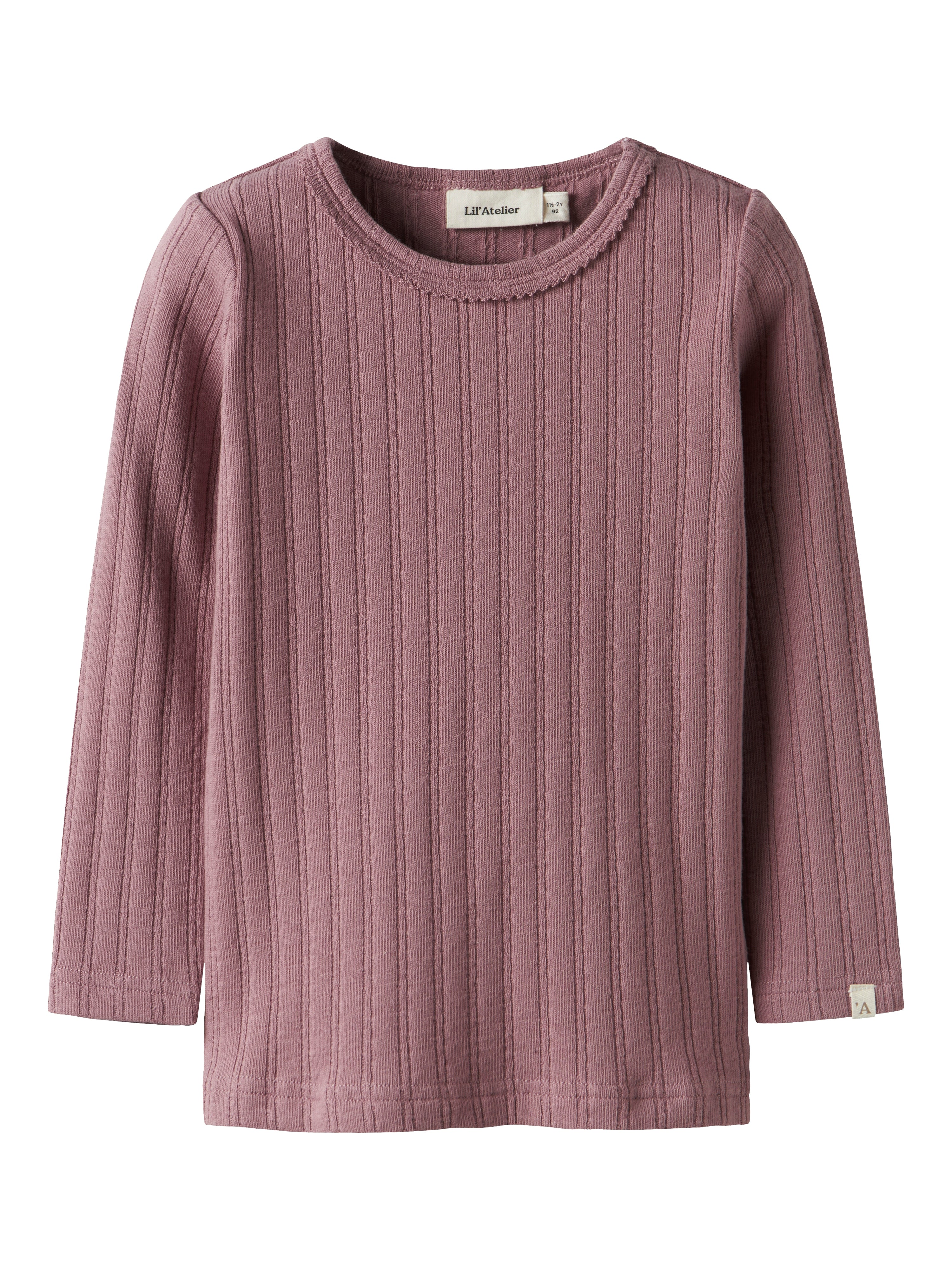 Lil Atelier Rita Sig Ls Top Nostalgia Rose 92 Cm