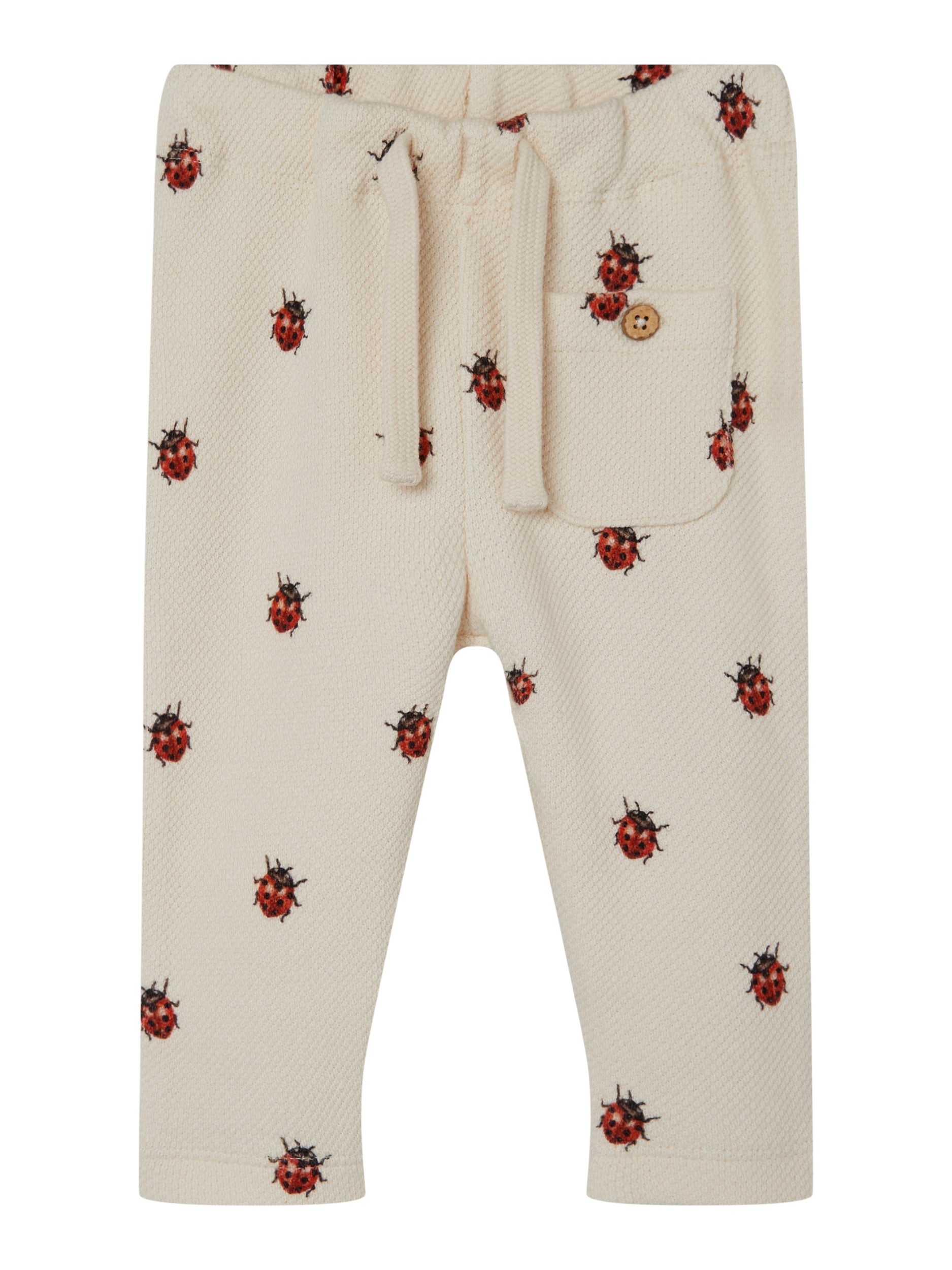 Lil Atelier Ronja Sweat Pants Med Mariehøne  Whitecap Gray 56 Cm
