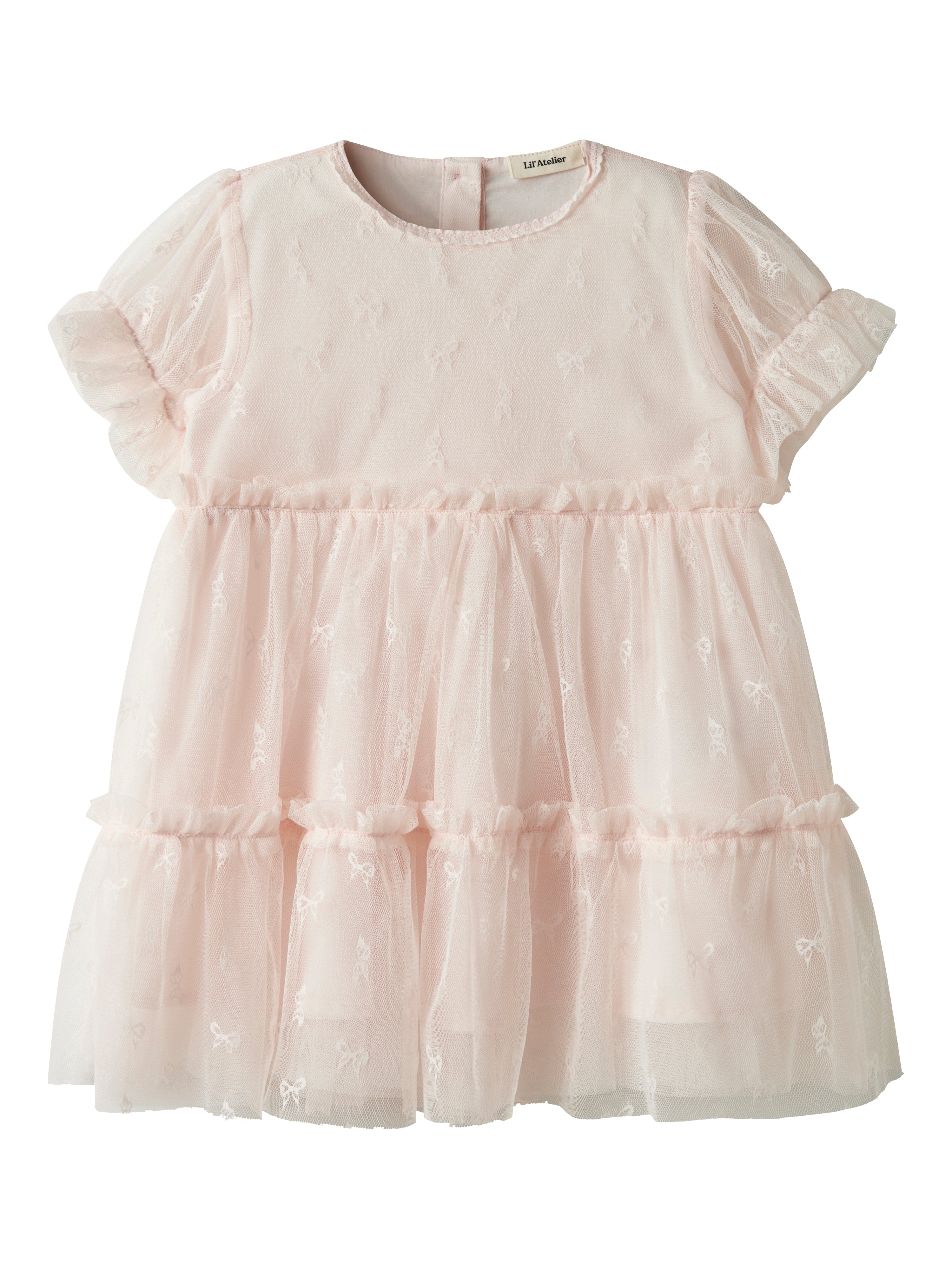 Lil Atelier Rosetta Ss Loose Dress Almost Mauve 92 Cm