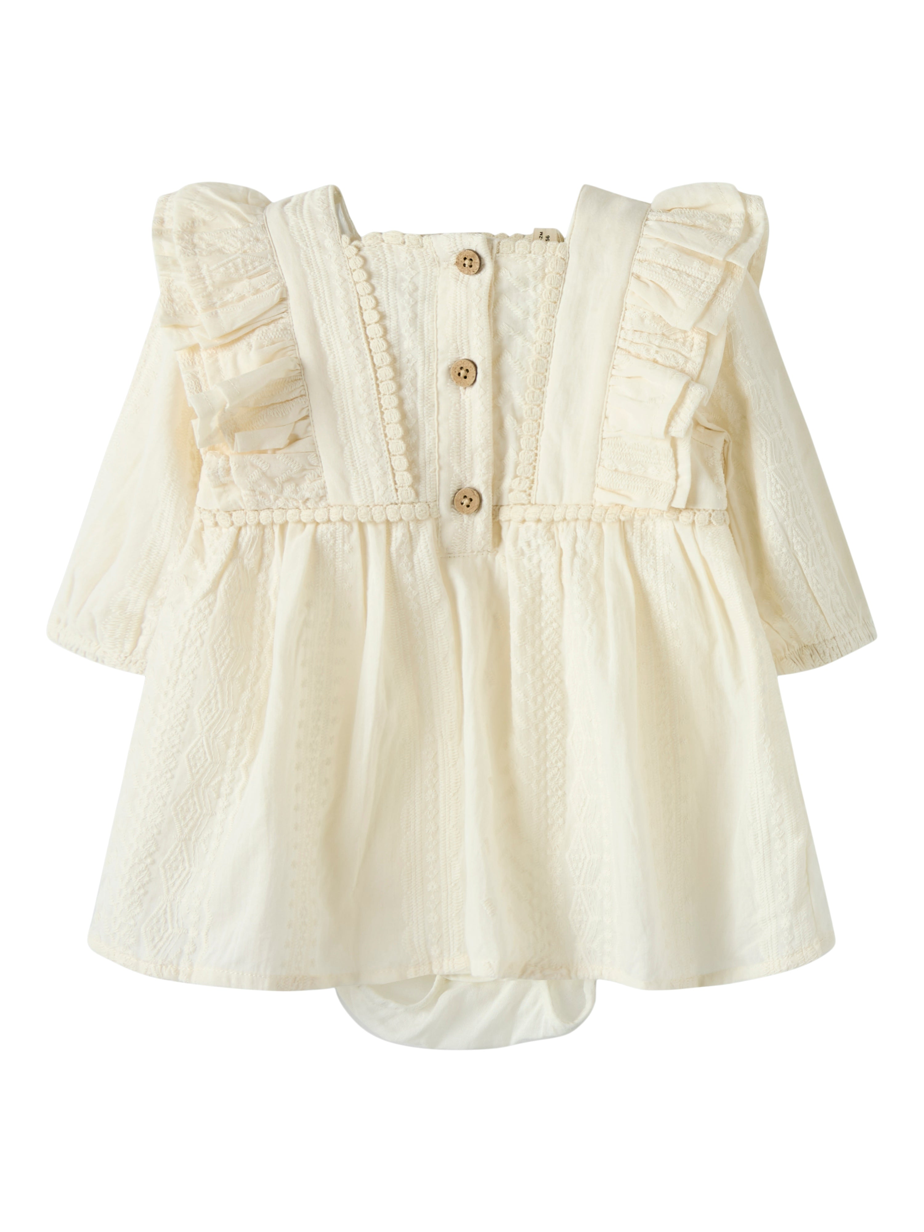 Lil Atelier Roso Ls Body Dress Turtledove 56 Cm