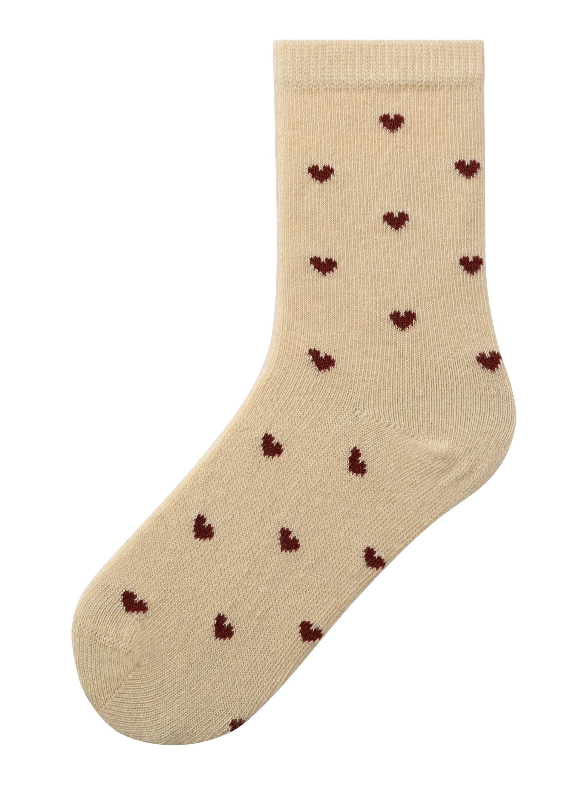 Lil Atelier Rossa Socks Wood Ash 19 21