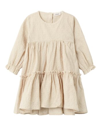 Lil Atelier Rumina Dress Wood Ash 92 Cm
