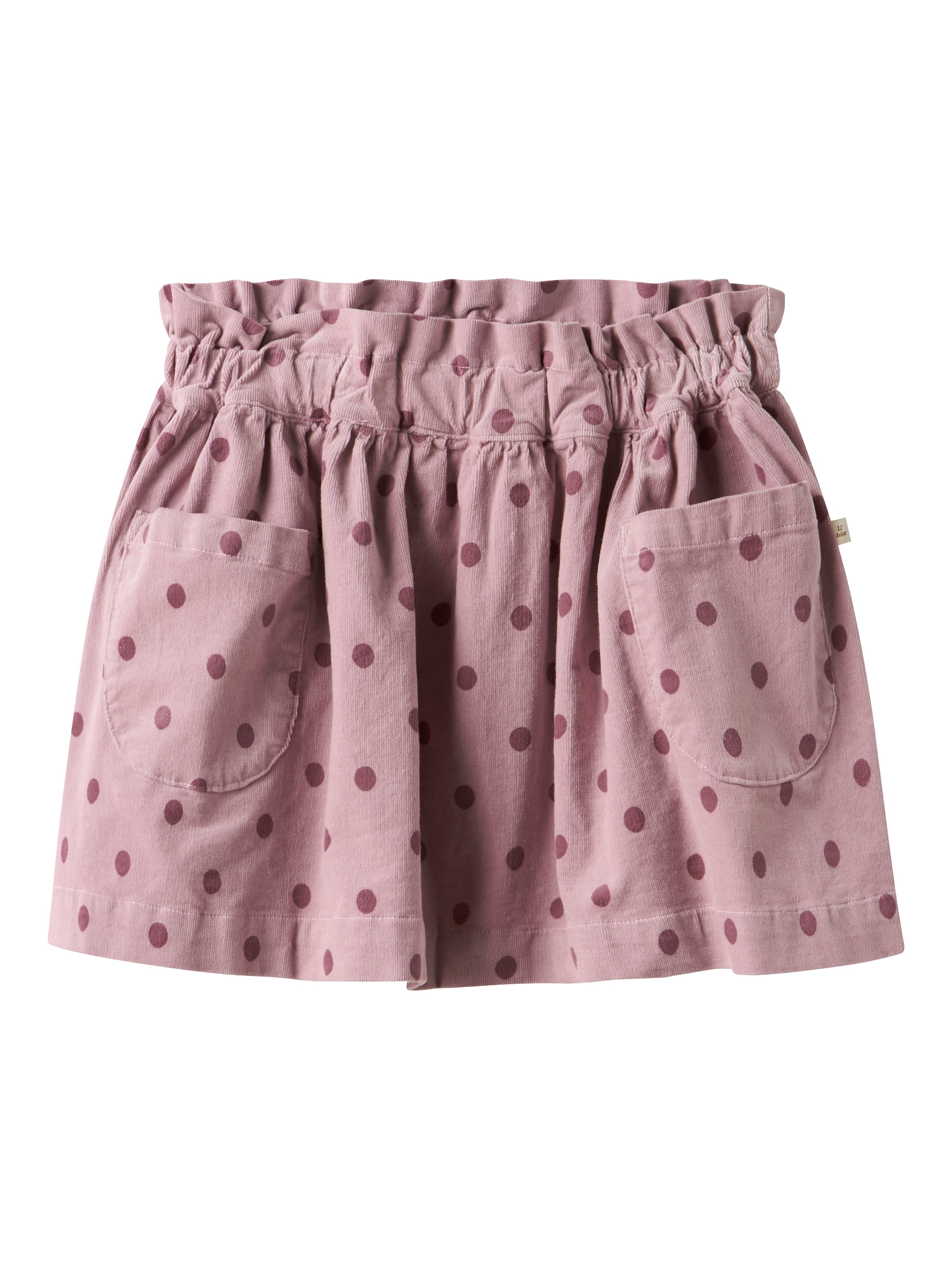 Lil Atelier Somba Loose Cord Skirt Violet Ice 92 Cm