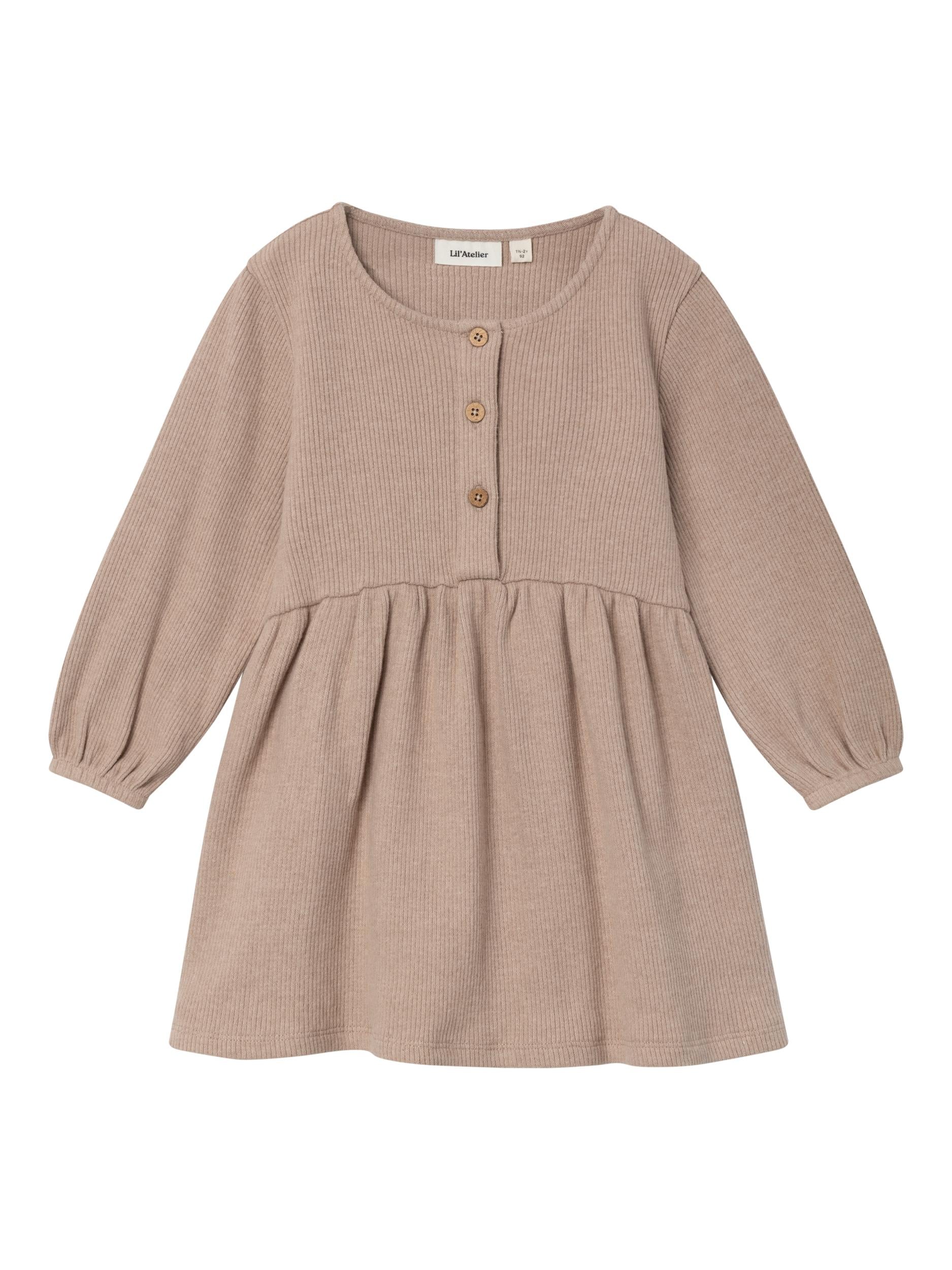 Lil Atelier Sophia Loose Dress Nougat 92 Cm