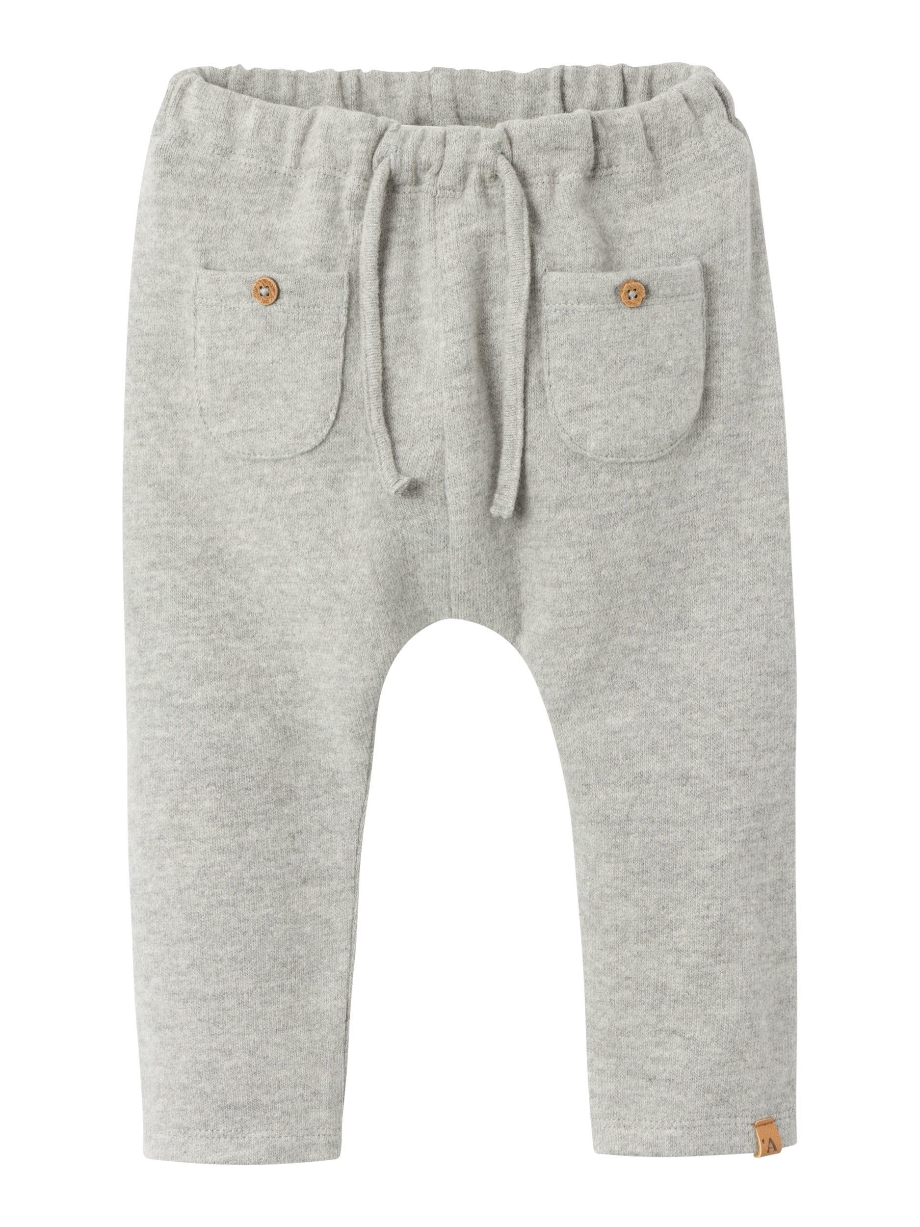 Lil Atelier Thor Loose Pants Grey Melange 56 Cm