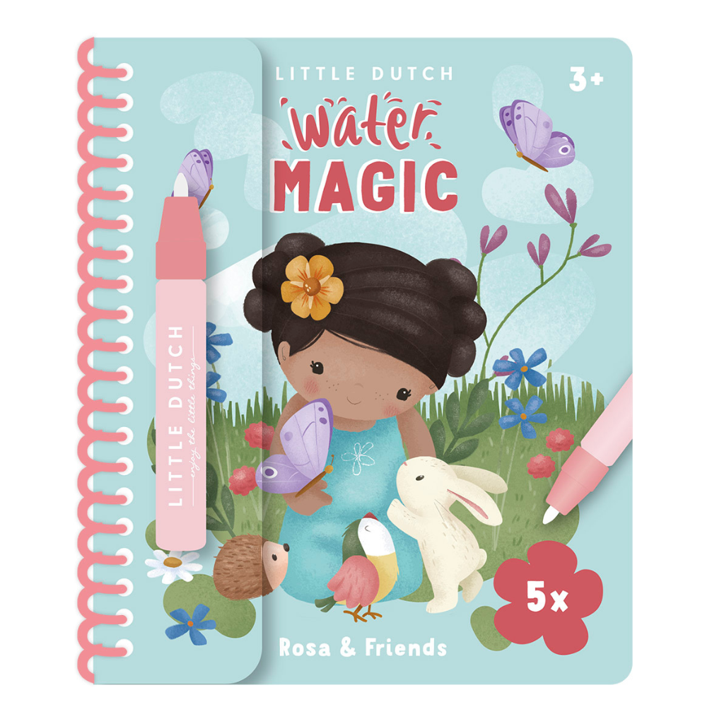 Little Dutch Magisk Vandmalebog Rosa   Friends