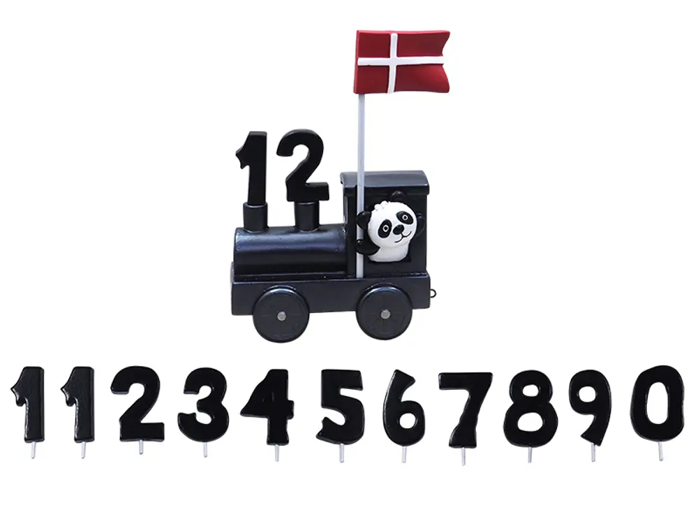 Lokomotiv Til Navnetog  11 Tal Og Flag
