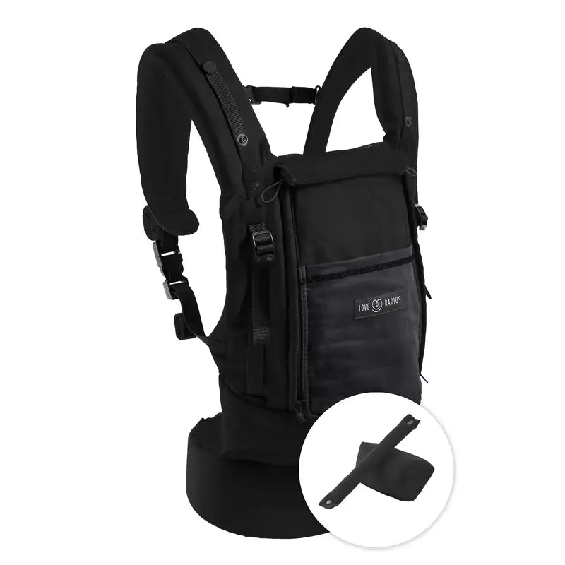 Love Radius Physio Carrier Sort Antracite Inkl Indsats