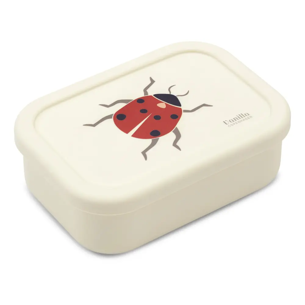 Madkasse Ladybug- Silikone